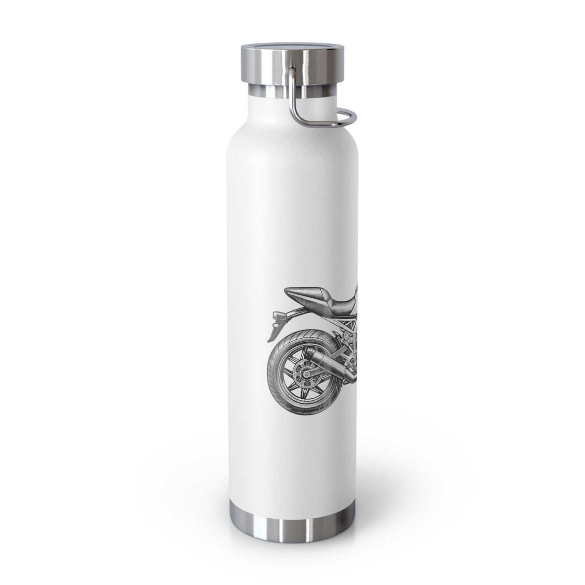 Motorcycle Insulated Water Bottle, Adventure Gift, Biker Mug, Fitness Bottle, Outdoor Hydration