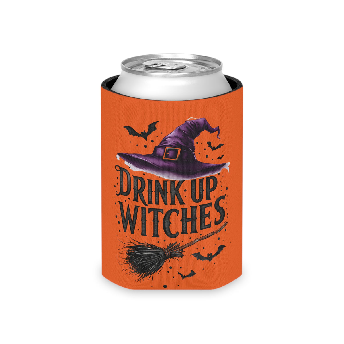 Halloween Can Cooler, Drink Up Witches Insulated Sleeve, Bachelorette Party Favor, Witch Themed Drink Holder, Fall Party Accessory