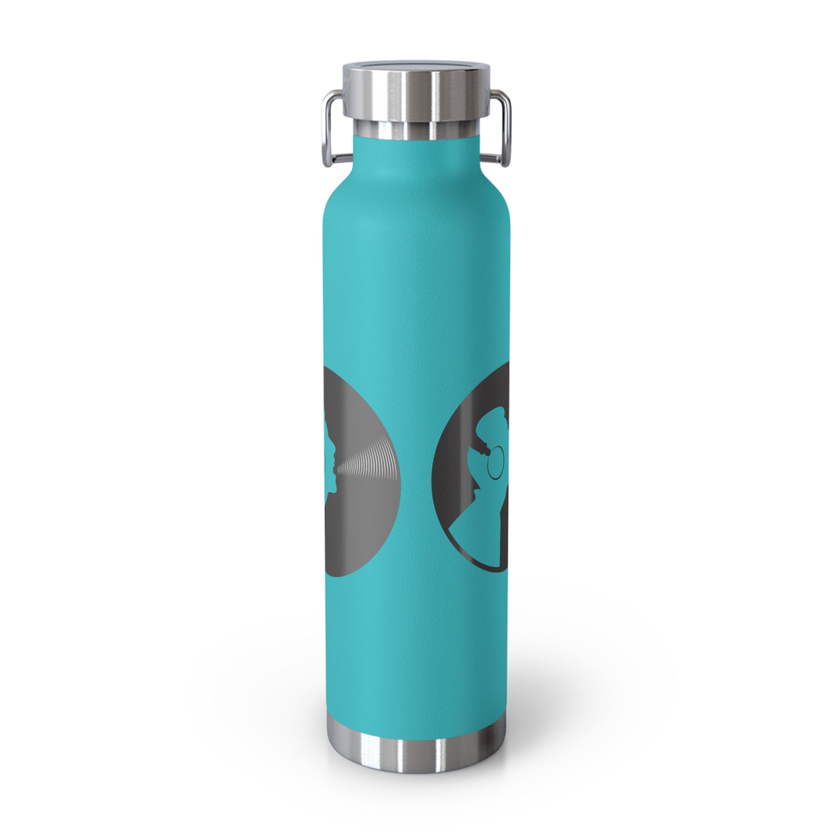 Stylish Copper Insulated Water Bottle for On-the-Go Hydration | Fitness, Travel, Eco-Friendly Gift, Unique Design, 22oz