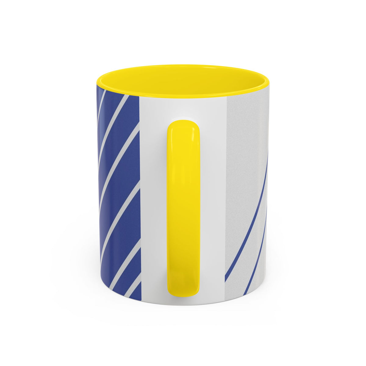 Elegant Stripe Accent Coffee Mug - Perfect for Gifts, Home Decor, Office, Birthdays, and Tea Lovers