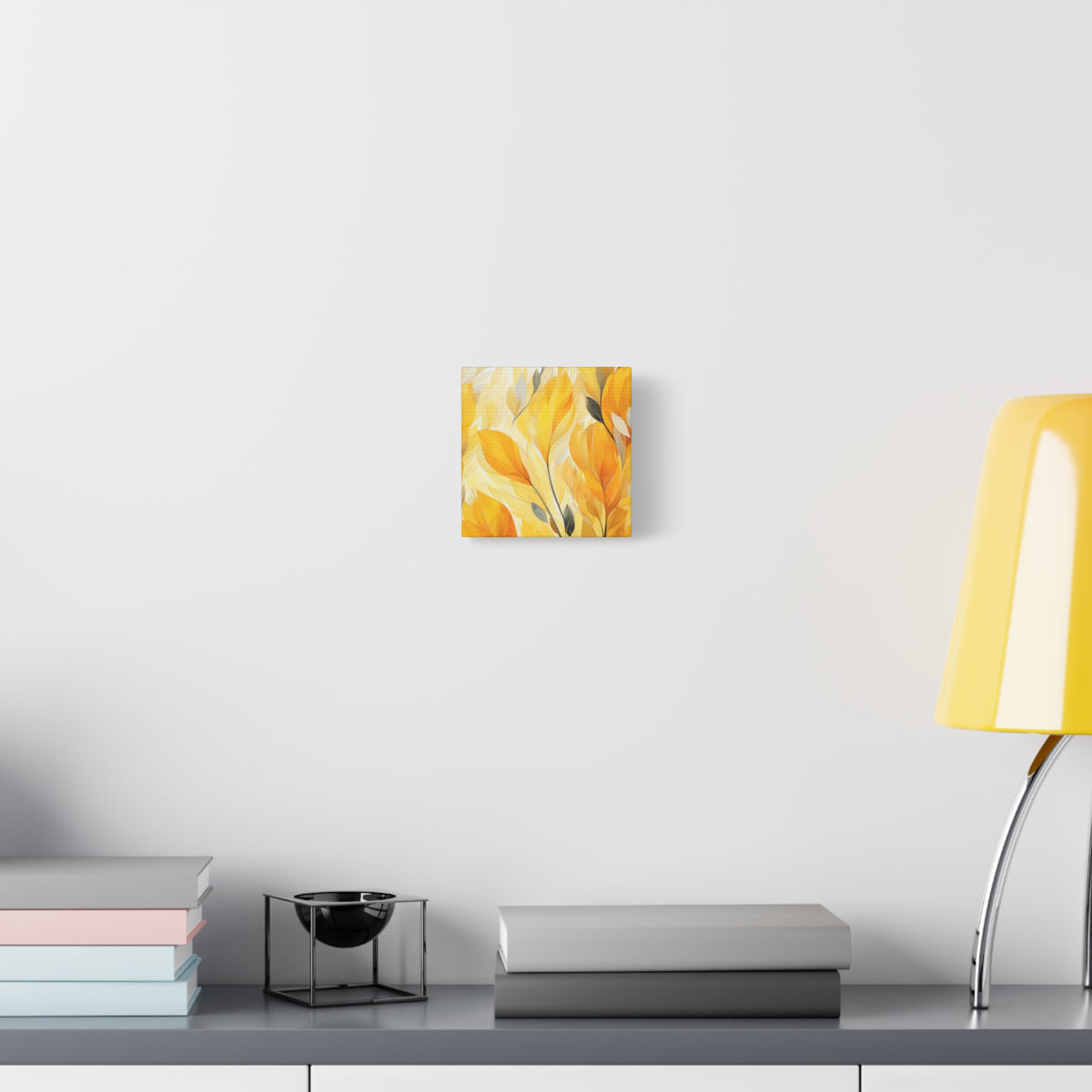 Gorgeous Yellow Matte Canvas Art Print, Stretched, 1.25"