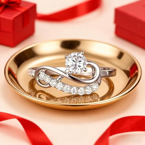 1pc Line-shaped Round Zirconia Rings for Women with Design Sense Jewelry for Engagement Wedding and Proposal Light Luxury Exquisite Jewelry for Women