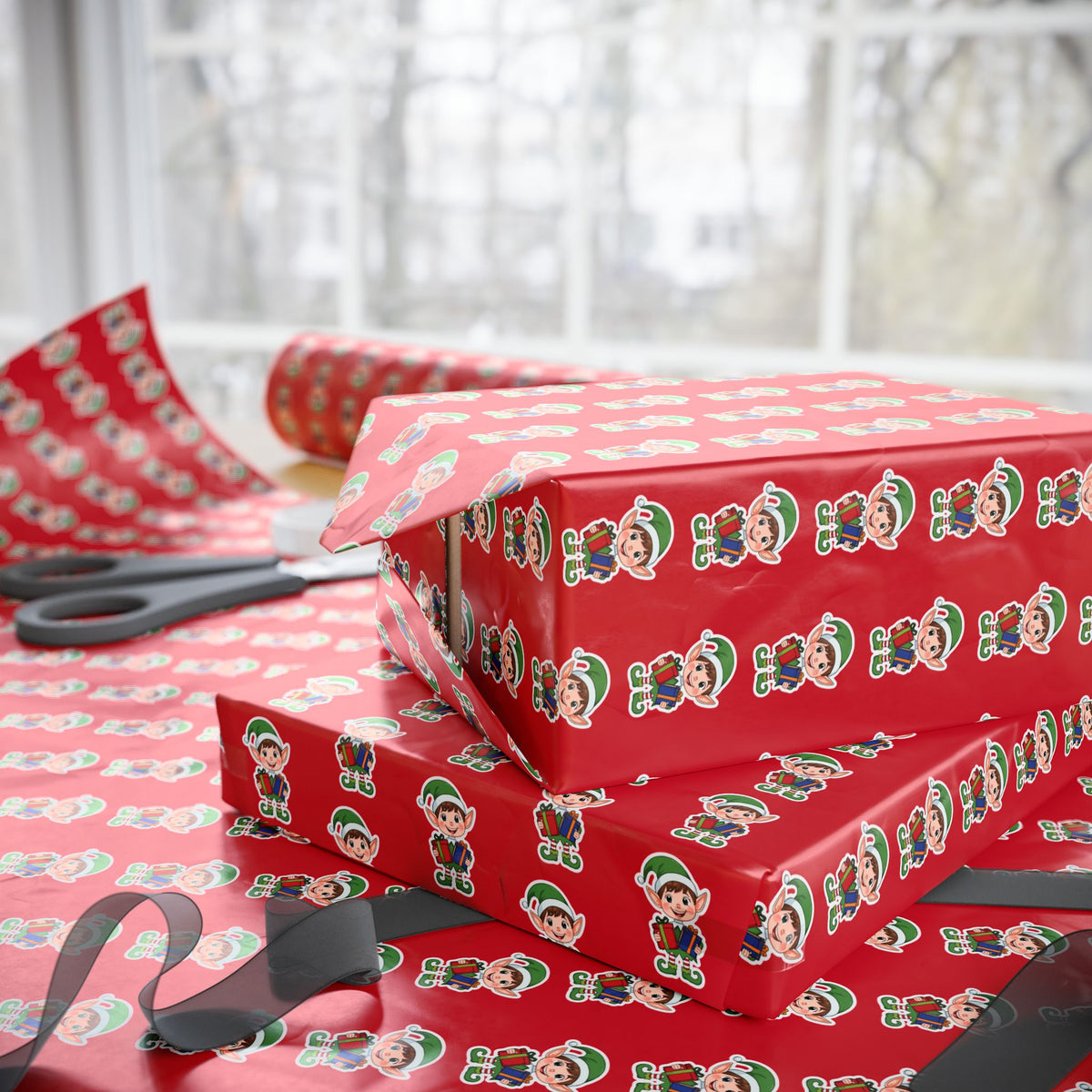 Festive Wrapping Paper Bundle, Holiday Gift Wrap for Christmas, Birthday Parties, Eco-Friendly Gift Packaging, Versatile Wrapping Solutions