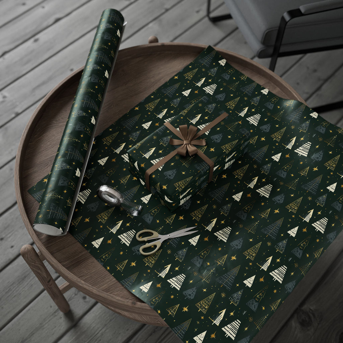 Festive Wrapping Paper - Holiday Gift Wrap, Christmas, Birthdays, Eco-Friendly, Special Occasions