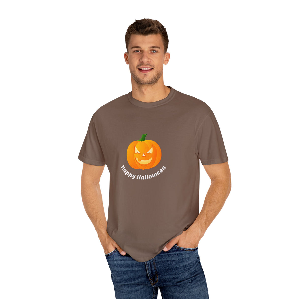 Halloween Pumpkin T-Shirt, Unisex Fall Shirt, Spooky Tee, Autumn Casual Wear, Trick or Treat Costume