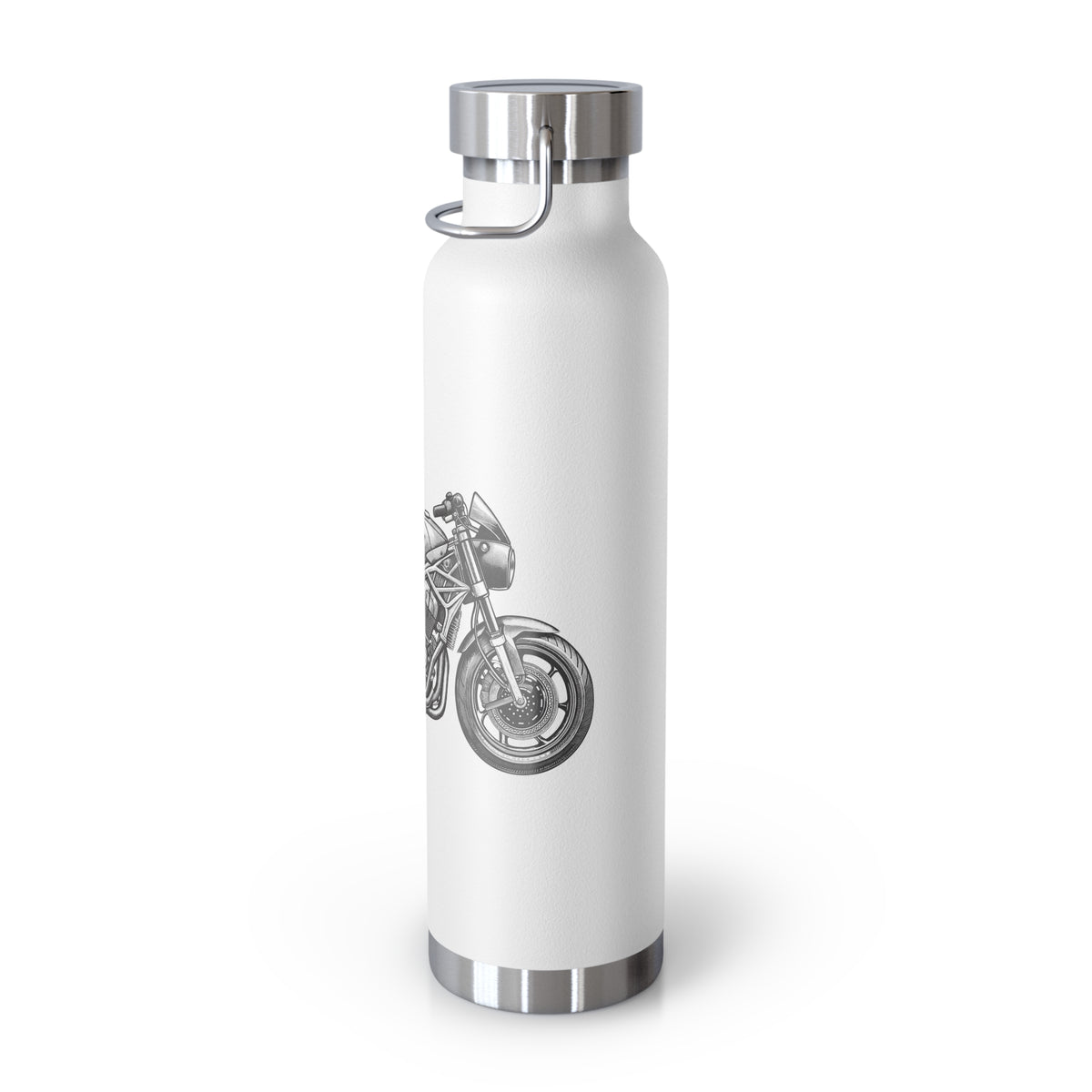 Motorcycle Insulated Water Bottle, Adventure Gift, Biker Mug, Fitness Bottle, Outdoor Hydration
