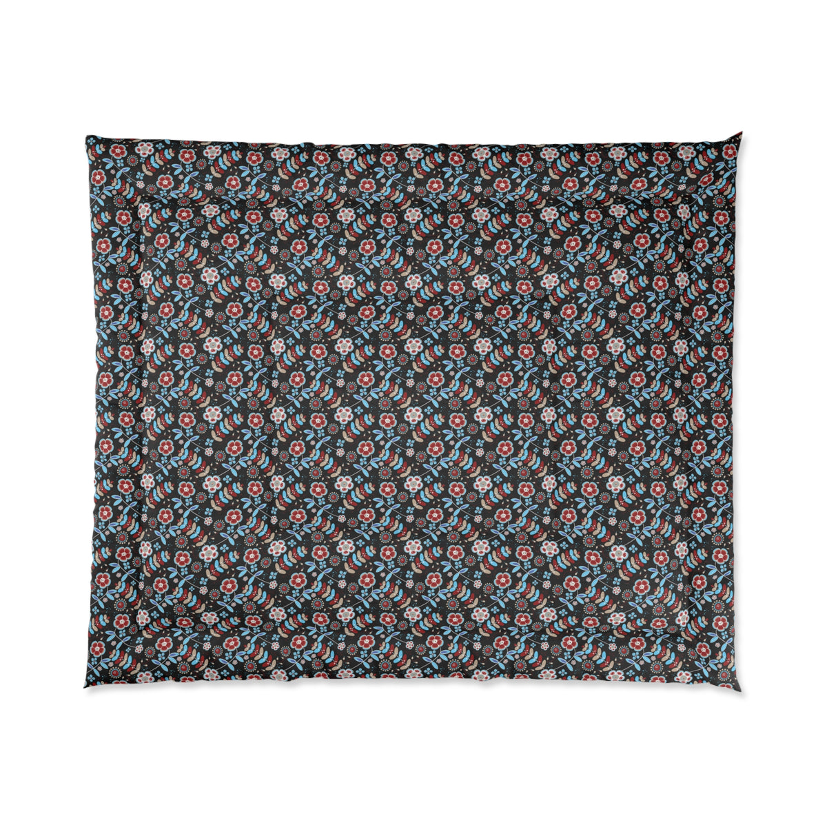 Floral Print Comforter - Cozy Bedding, Home Decor, Gift for Her, Bedroom Upgrade, Seasonal Decor