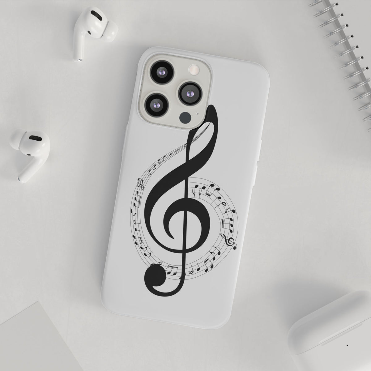 Phone Case — Musical Treble Clef Design