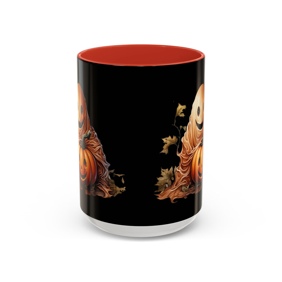 Halloween Ghost Pumpkin Coffee Mug, Spooky Drinkware, Fall Decor, Halloween Gift, Pumpkin Spice Lover's Mug