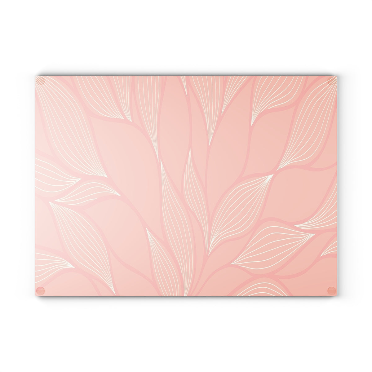 Elegant Floral Design Glass Cutting Board - Perfect for Weddings, Housewarming, or Any Culinary Enthusiast