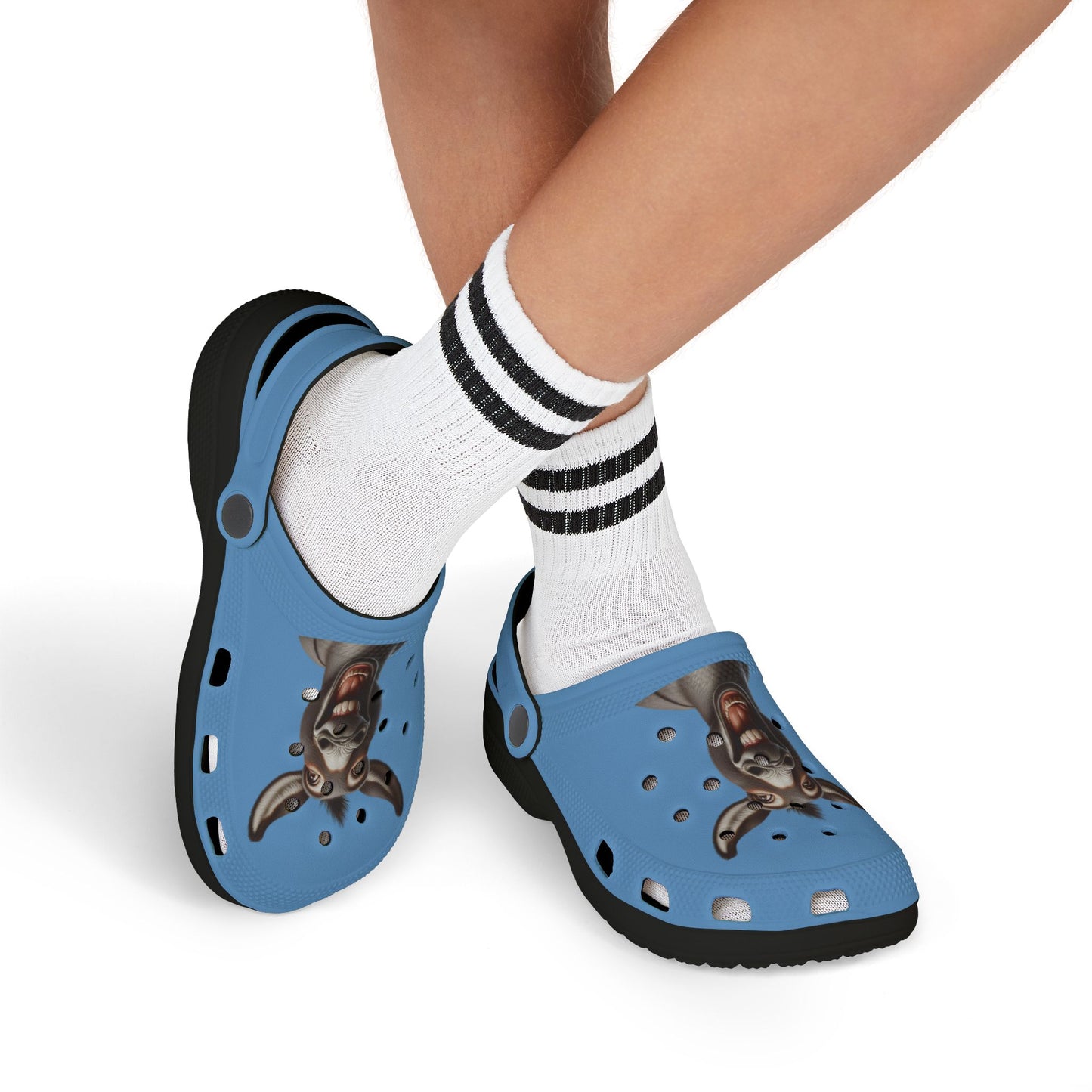 Playful Kids' EVA Foam Clogs - Fun Goat Design