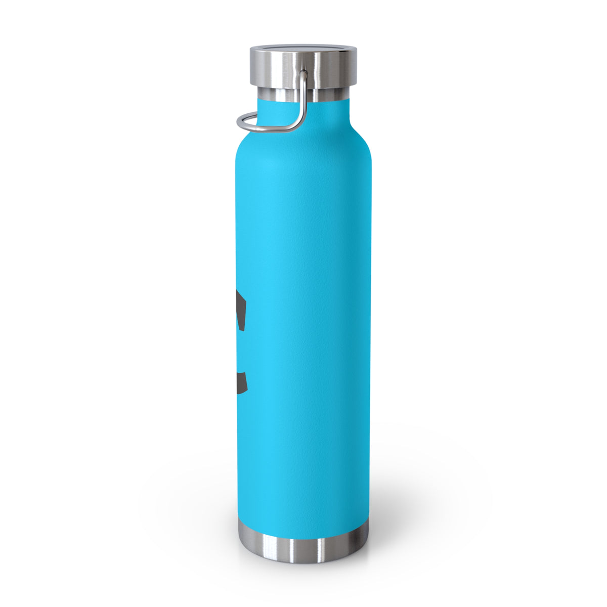 Personalized Copper Insulated Water Bottle, 22oz - "C" Custom Monogram