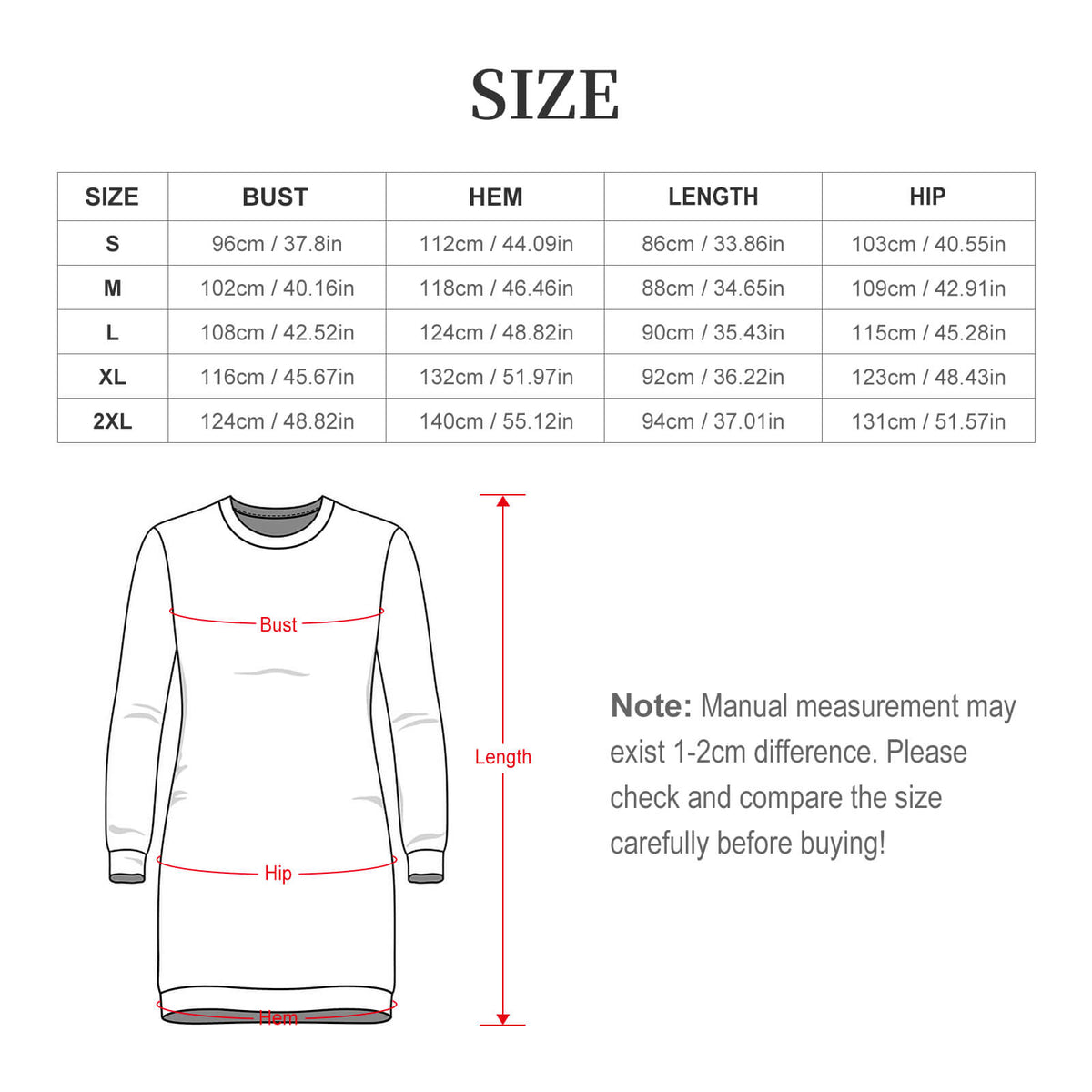 Women's Long Sleeve Sweater Dress Brillant Colors