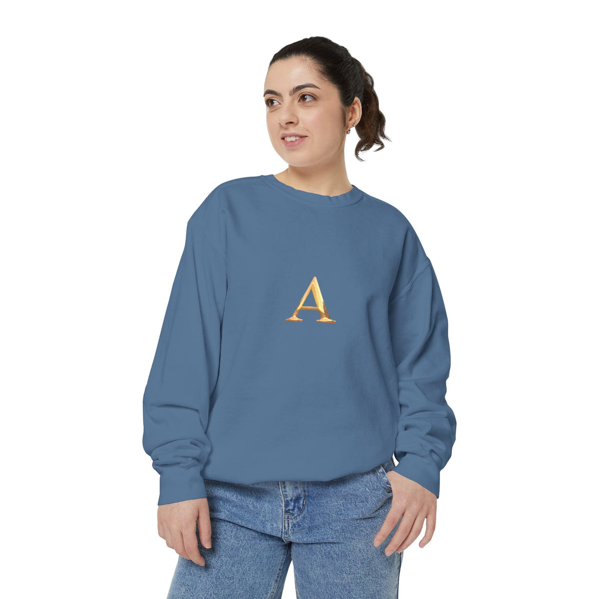Stylish Monogrammed Sweatshirt, Personalized Gift, Cozy Layering, Casual Wear, Birthday, Holiday Present