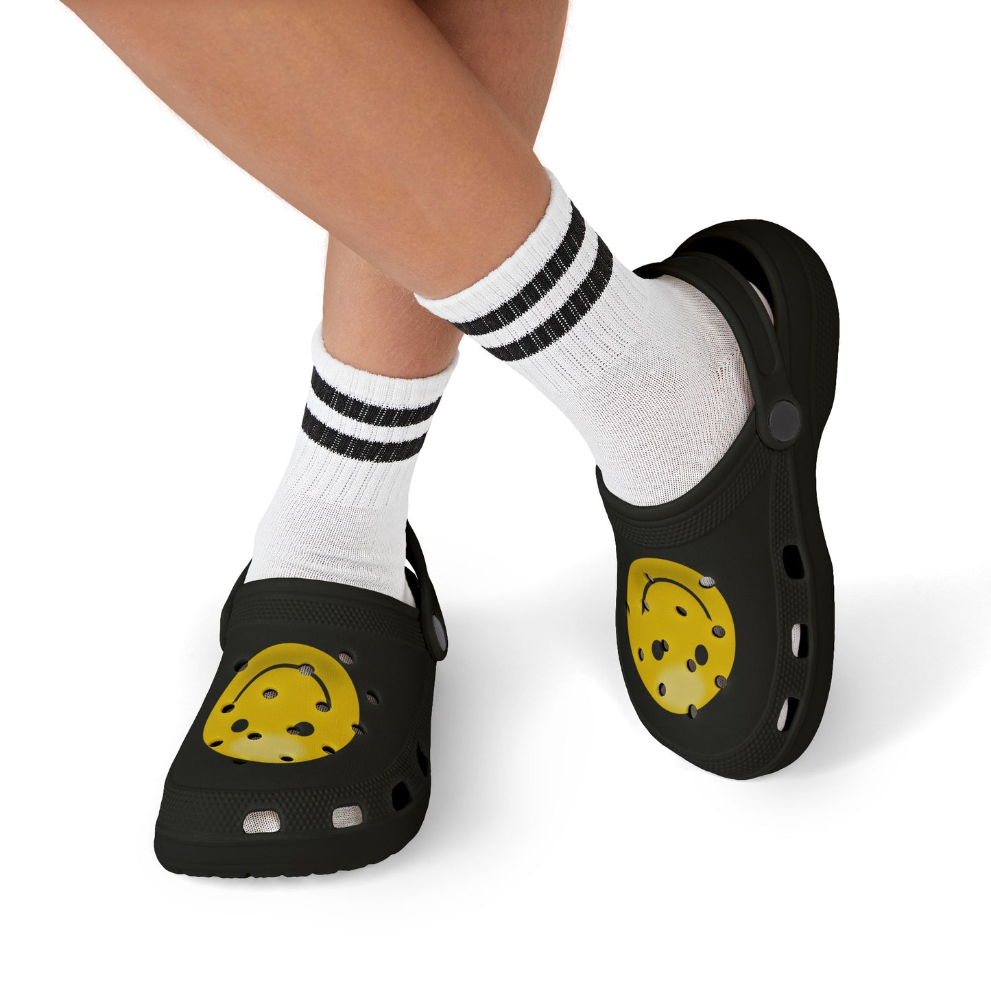 Smiley Face Clogs, Kid's EVA Foam Shoes