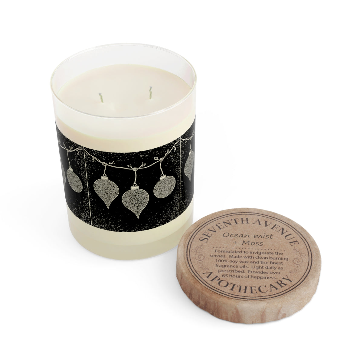 Elegant Holiday Scented Candle, Cozy Home Decor, Christmas Gift, Aromatherapy Candle, Festive Ambiance