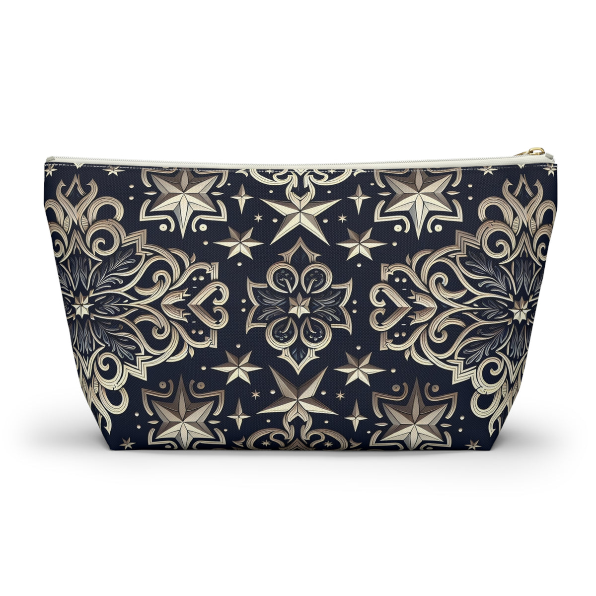 Elegant Starry Pattern Accessory Pouch | Makeup Bag, Travel Organizer, Gift for Her, Stylish Storage, Cosmetology Essentials