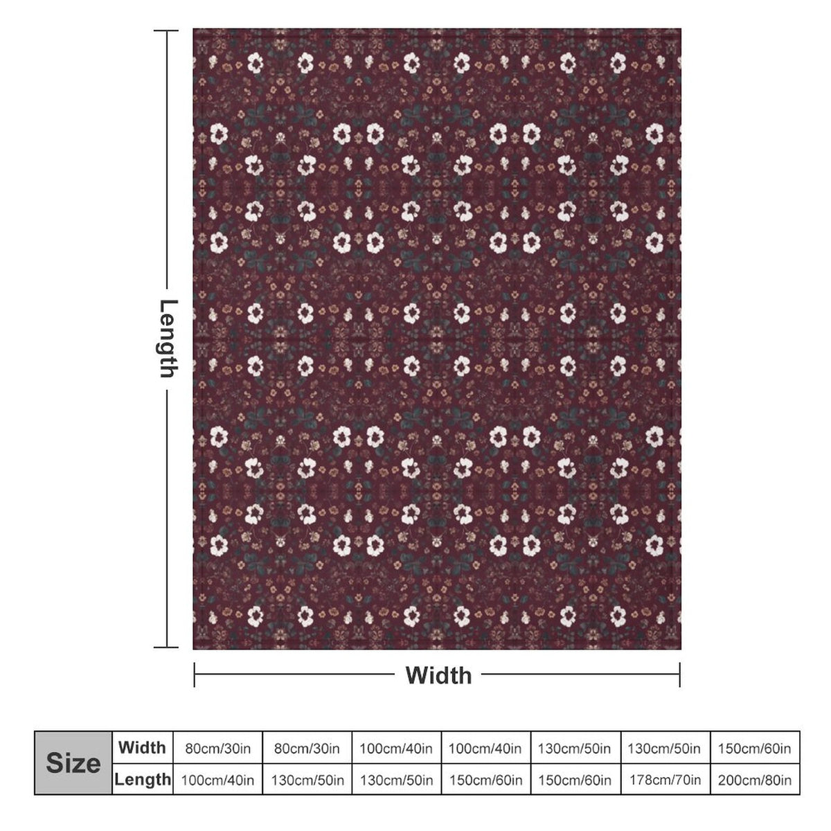 Flannel Blanket (One-sided Printing)-50"×60"
