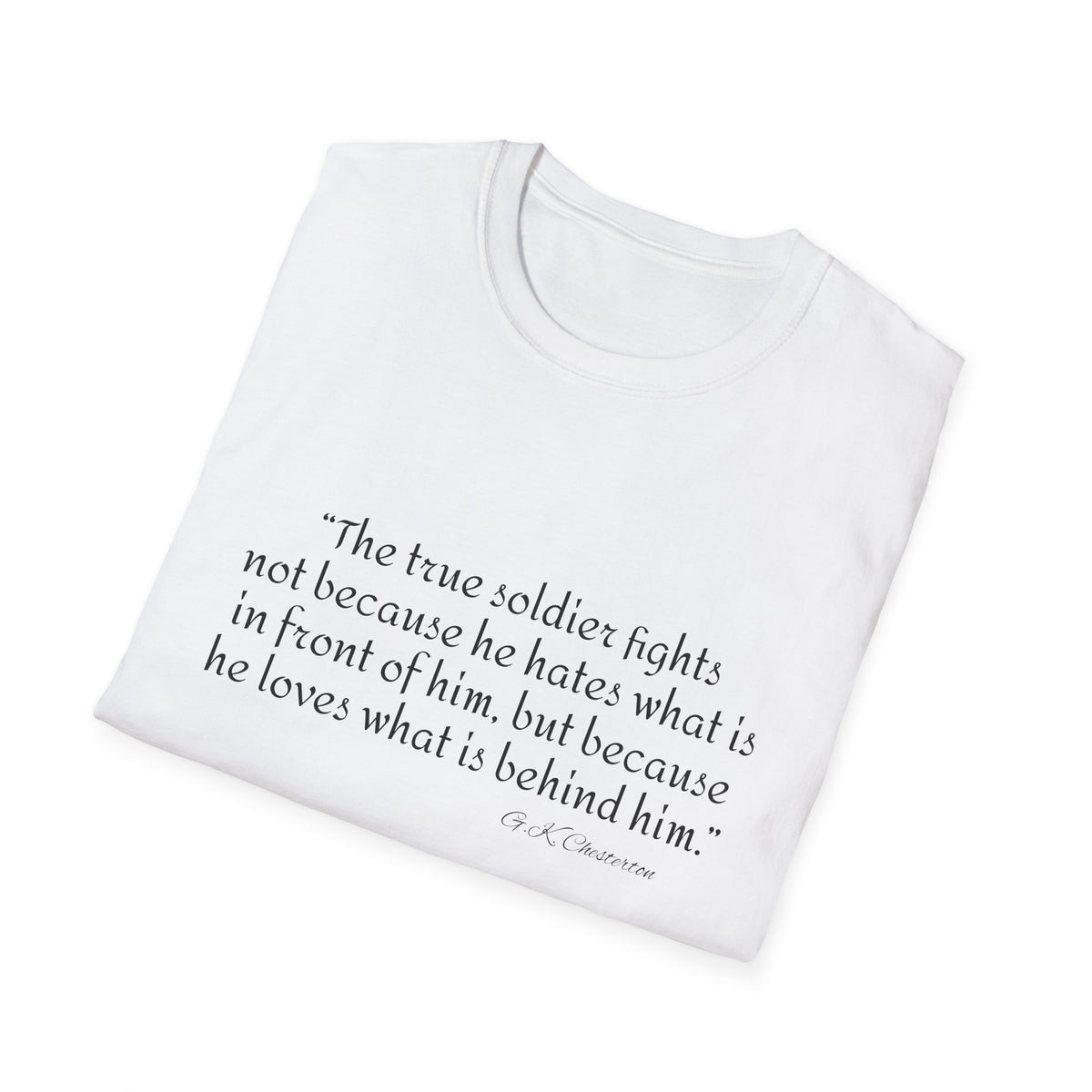 Inspirational Unisex T-Shirt, Gift for Soldiers