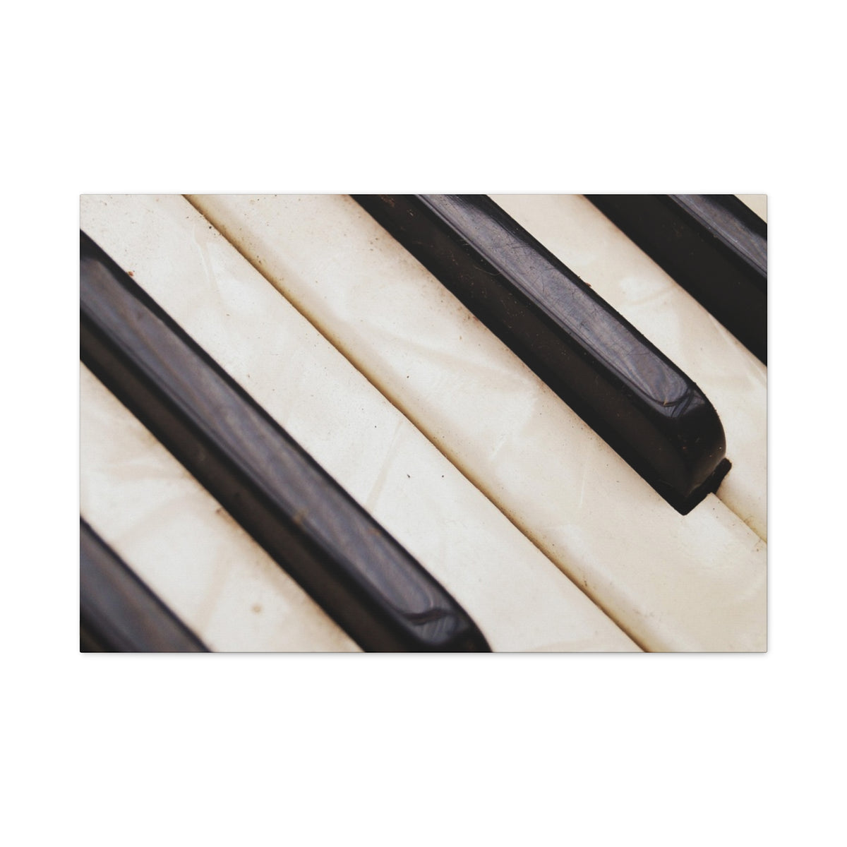 Piano Keys Canvas Wall Art, Music Decor for Home, Perfect Gift for Musicians or Music Lovers