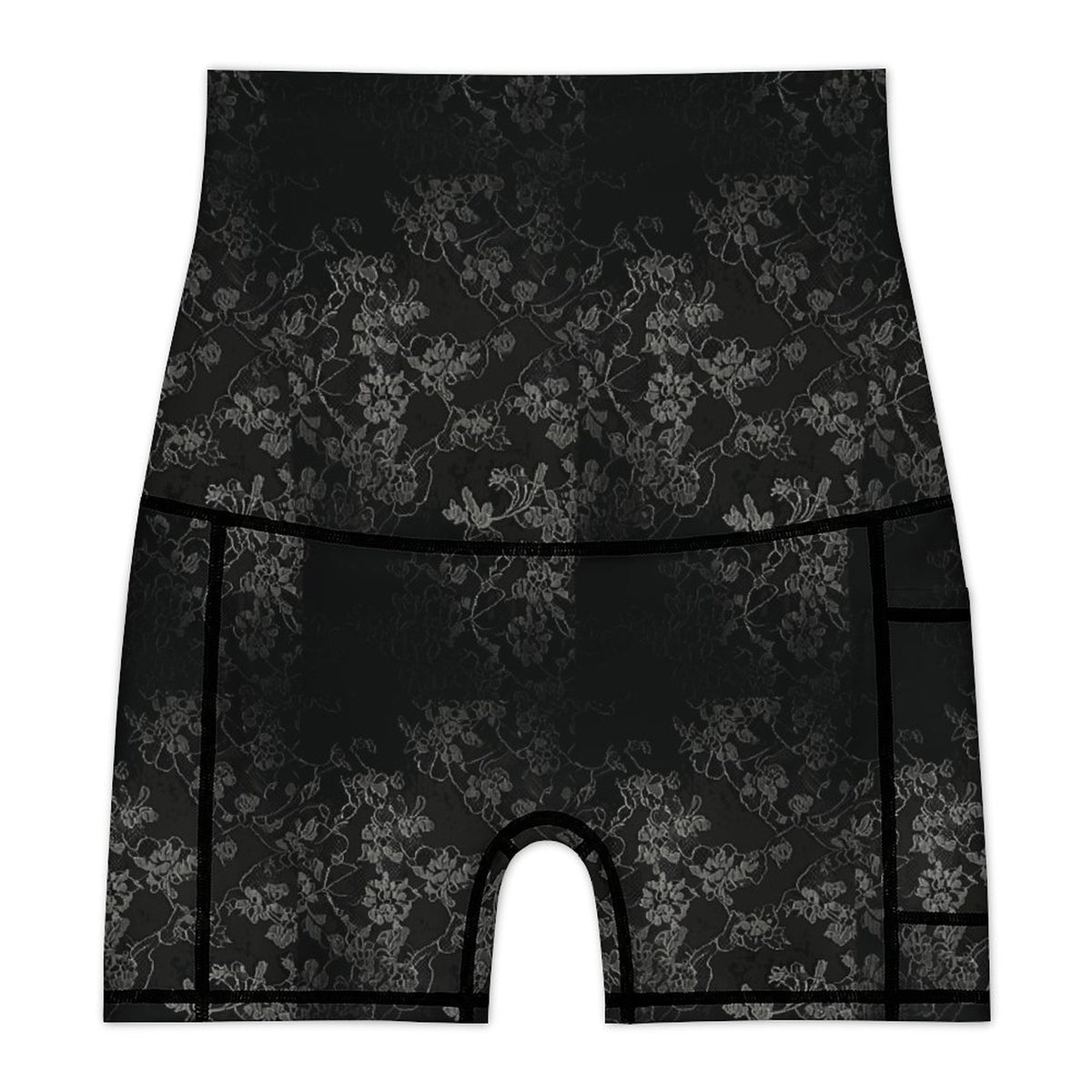 Pregnancy Yoga Shorts Black