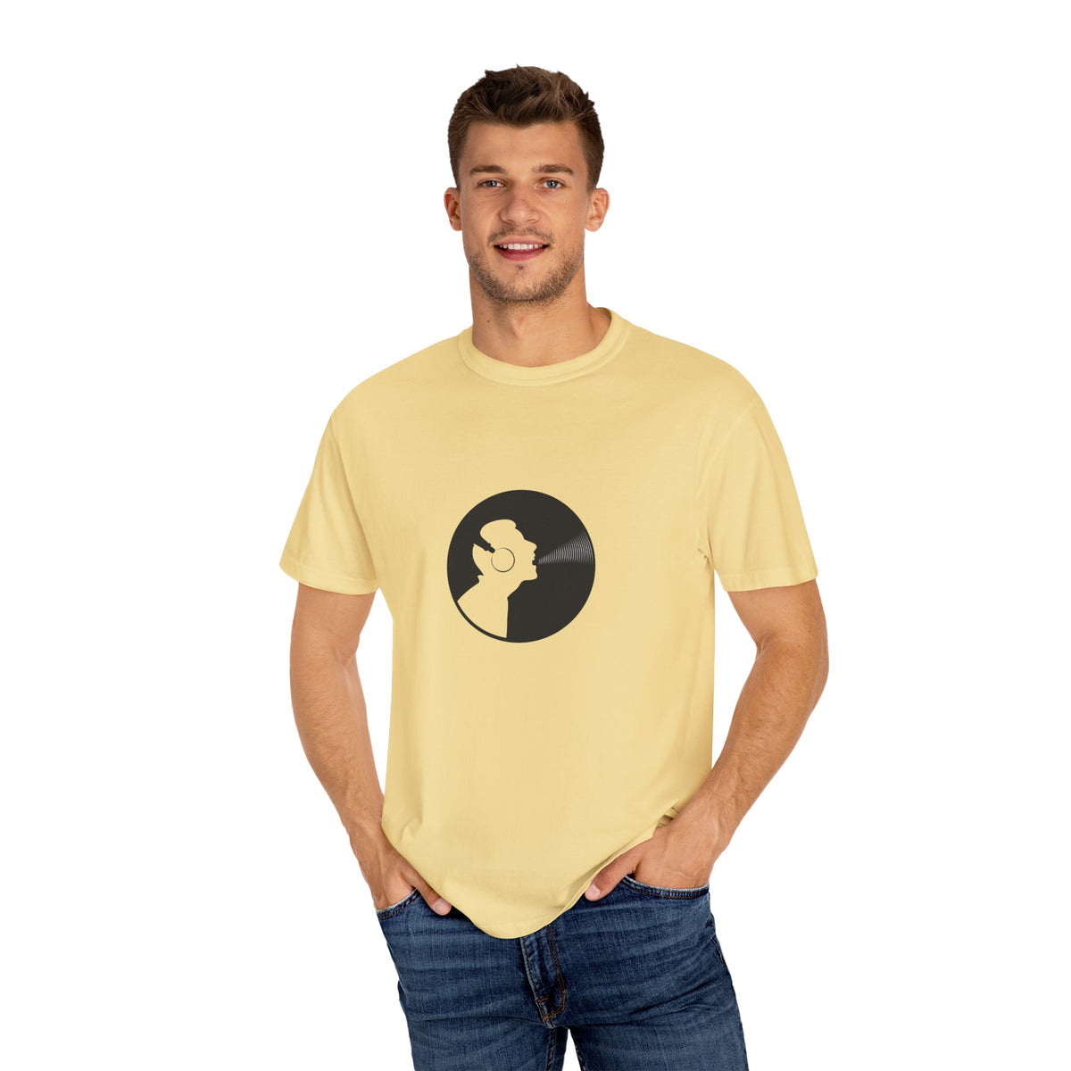 Vibrant Unisex Garment-Dyed T-shirt | Artistic Graphic Tee, Casual Wear, Gift for Him/Her, Summer Fashion, Colorful Apparel