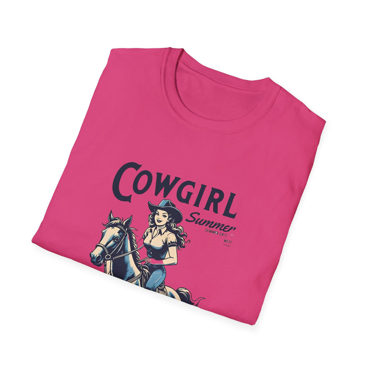 Cowgirl Summer Soft style T-Shirt for Horse Lovers