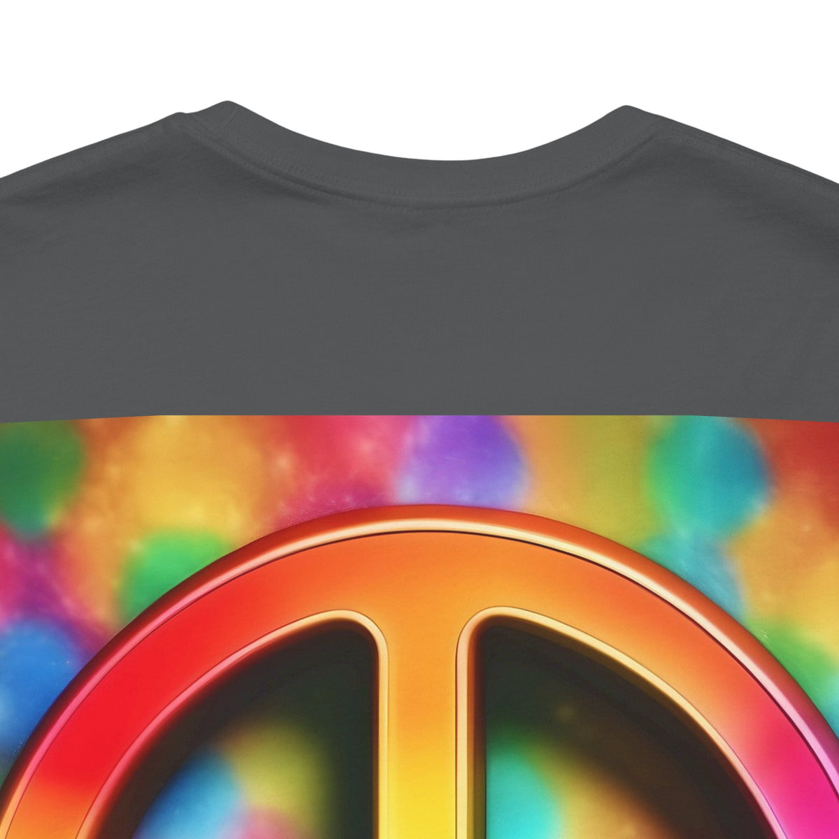 Peace Sign Tie-Dye Tee — Rainbow Hippie Peace Symbol T-Shirt