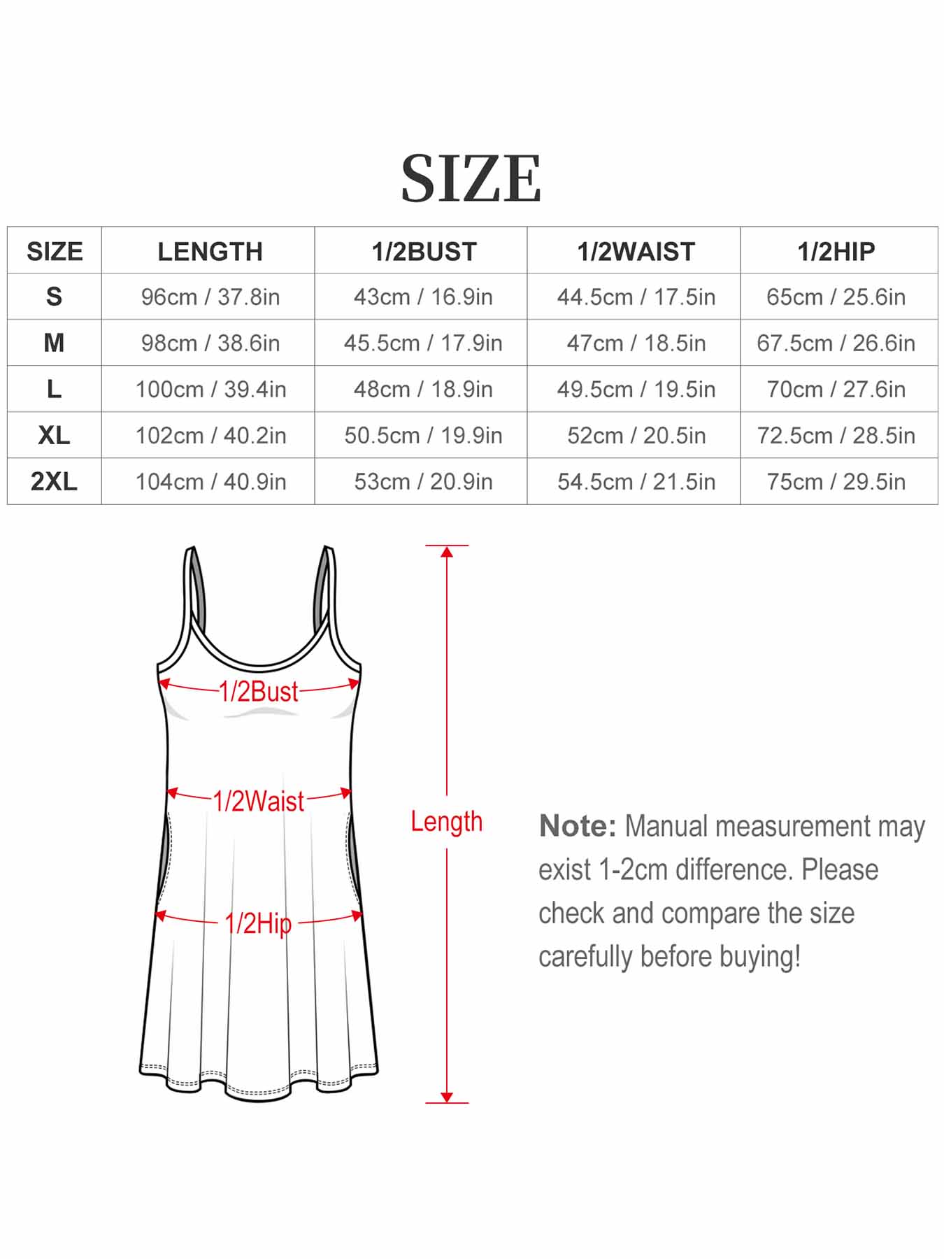 Sleeveless U-Neck Cami Dress for Women