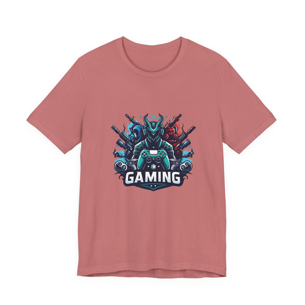 Gaming Controller Emblem Tee — Esports Gamer Graphic T-Shirt