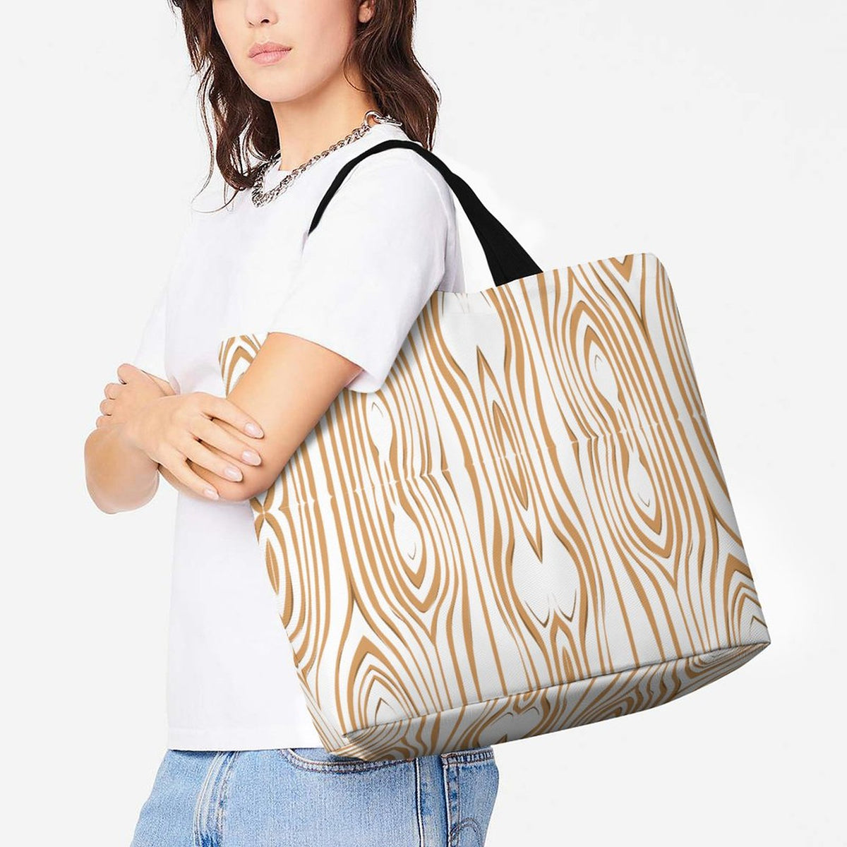 Large One Shoulder Shopping Bag