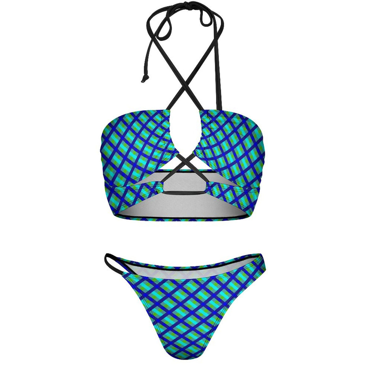 Blue Bikini Swimsuit