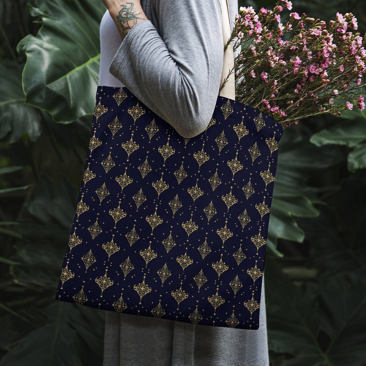 Martin Canvas Tote Handbag-15"x18"/38x46cm (Dual-sided Printing)