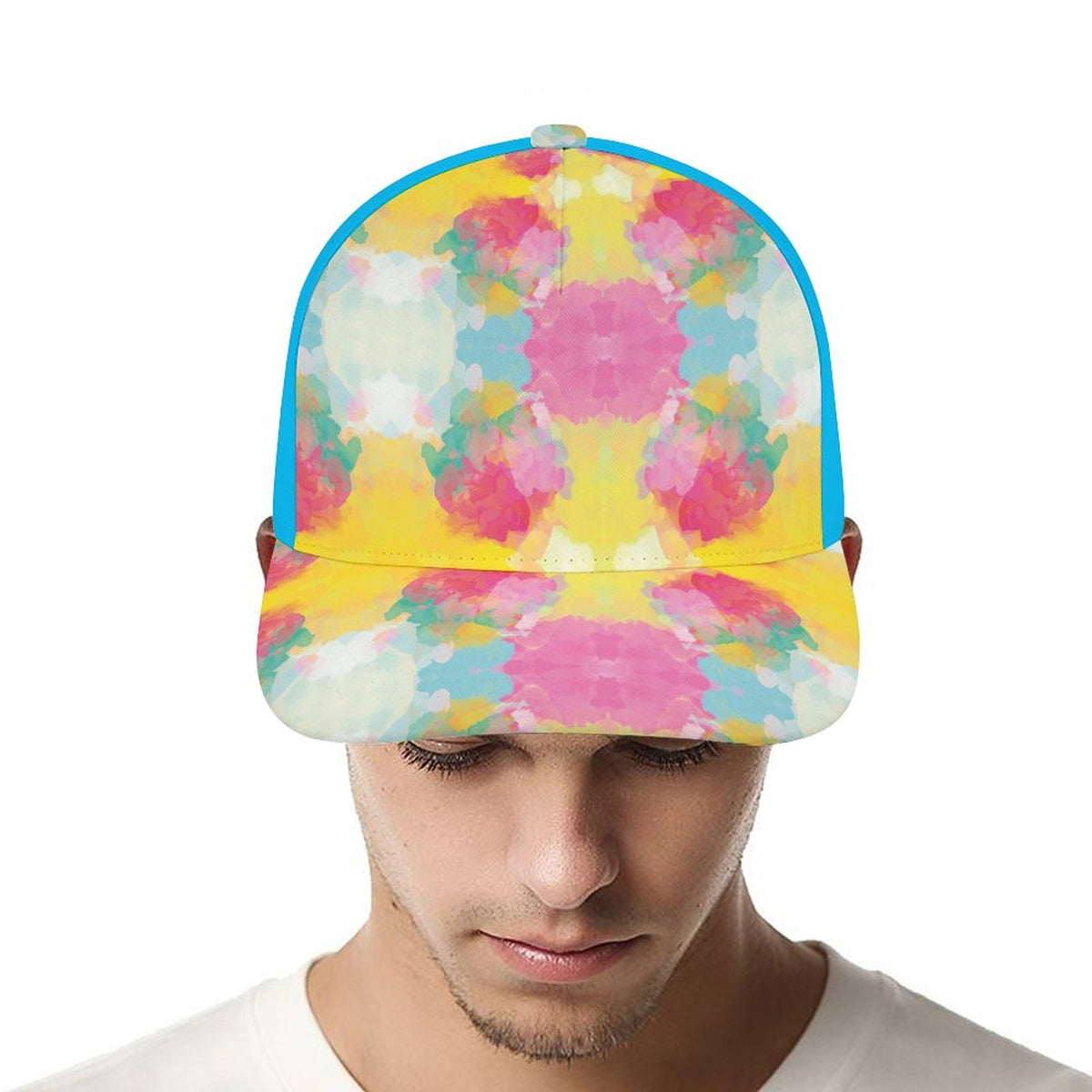 Bent Snapback Cap Pastel Colors