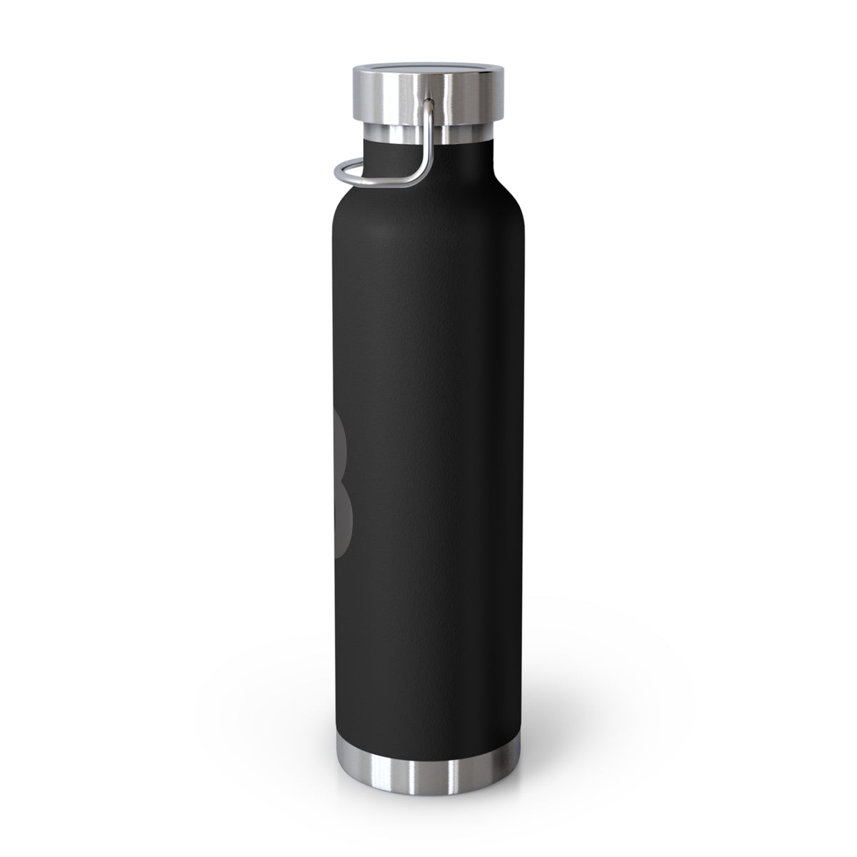 Personalized Copper Insulated Water Bottle, 22oz - "B" Custom Monogram