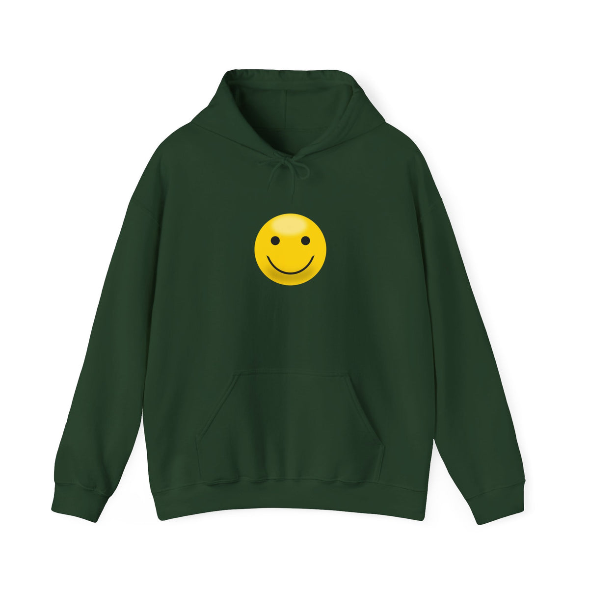 Smiley Face Hooded Sweatshirt, Cozy Unisex Hoodie, Casual Wear, Gift for Friends, Cheerful Apparel, Everyday Comfort Clothing