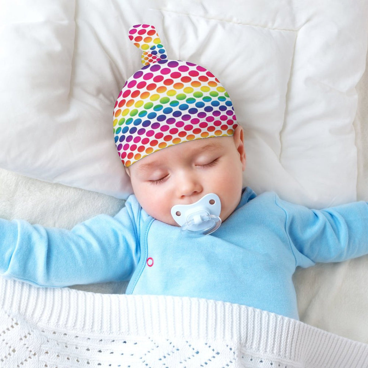 Top Knot Hat for Baby (A Set of 2)