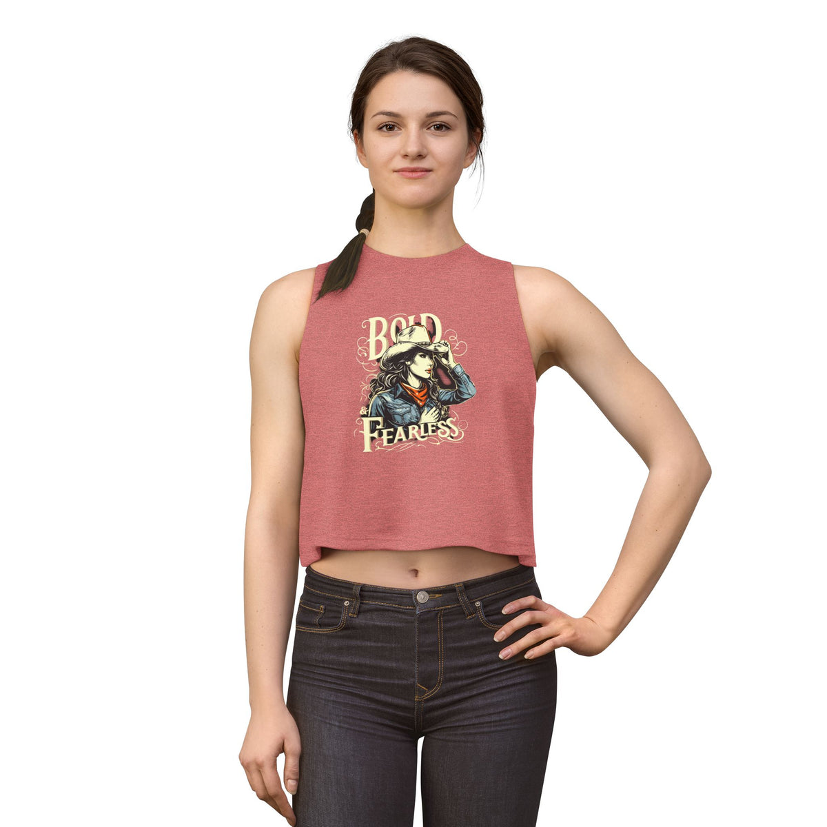 Bold & Fearless Cowgirl Crop Top
