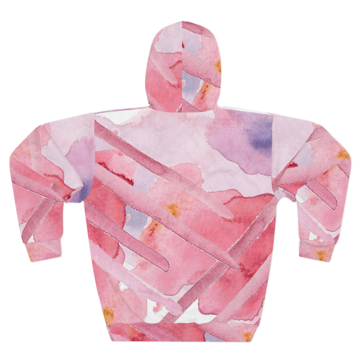 Watercolor Floral Unisex Pullover Hoodie, Cozy Sweatshirt, Spring Fashion, Gift for Her, Trendy Lounge Wear, Art-Inspired Apparel