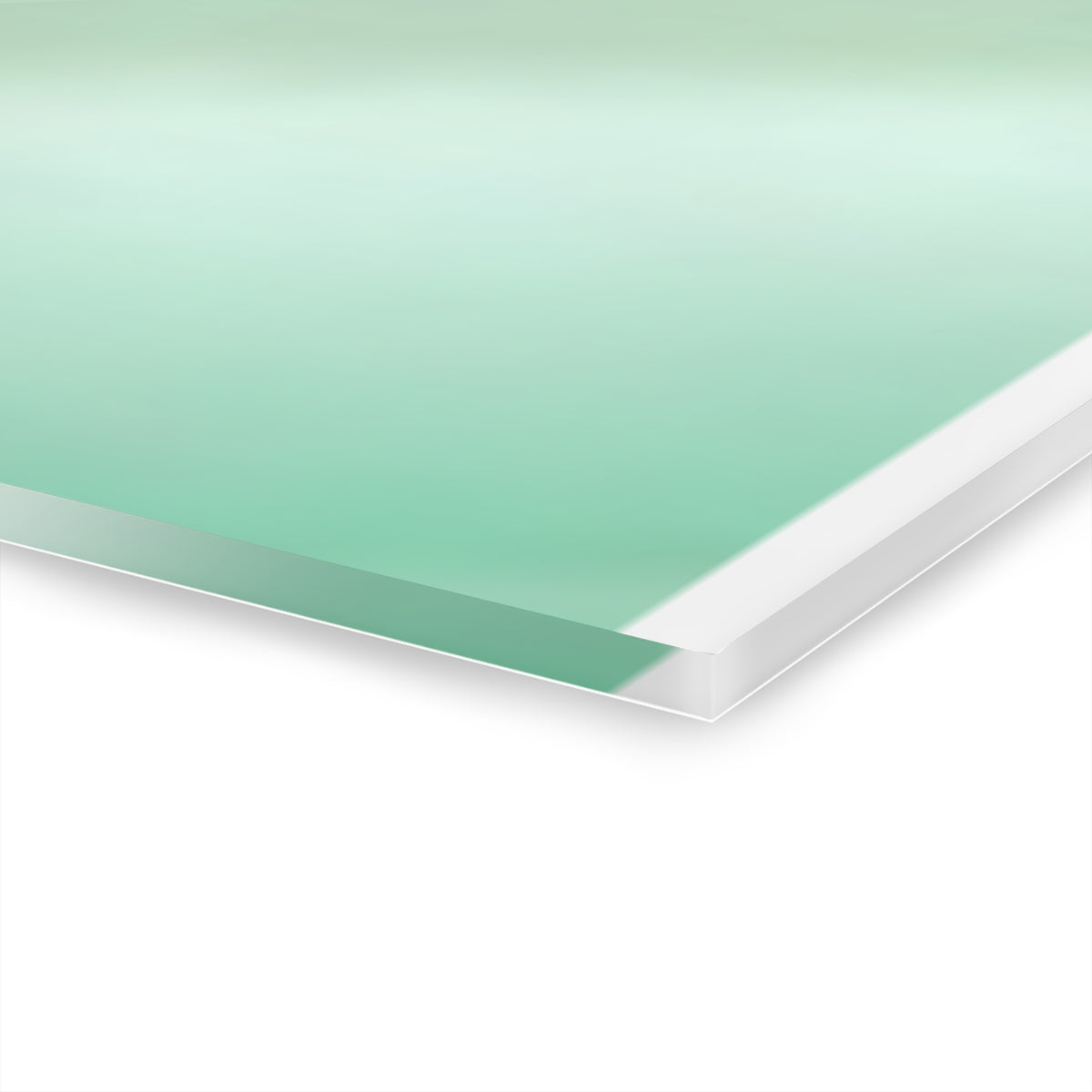 Elegant Mint Acrylic Print Triptych, Modern Wall Art, Home Decor, Minimalist Decor, Gift for Any Occasion