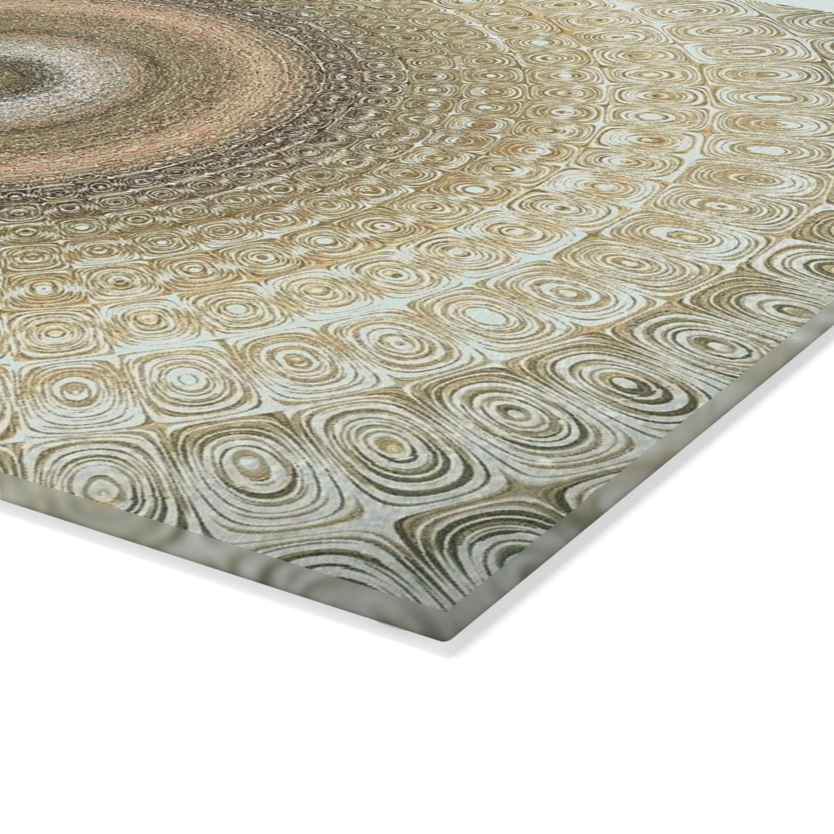 Elegant Glass Cutting Board for Stylish Cooking, Kitchen Decor, Wedding Gift, Unique Housewarming Present, Culinary Art