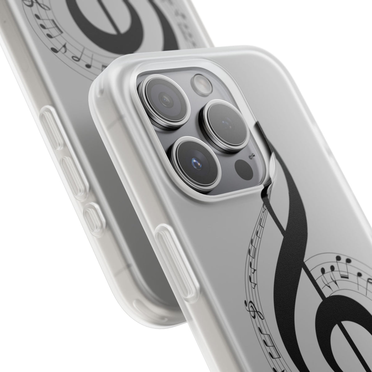 Phone Case — Musical Treble Clef Design