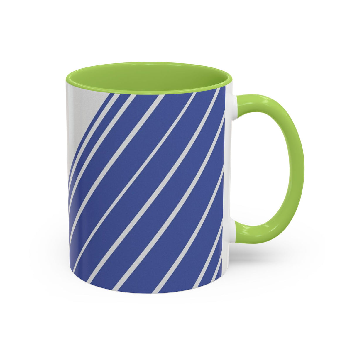 Elegant Stripe Accent Coffee Mug - Perfect for Gifts, Home Decor, Office, Birthdays, and Tea Lovers
