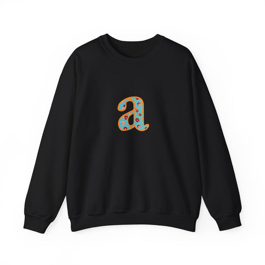 Personalized Initial Sweatshirt, Cozy Unisex Crewneck, Custom Gift for Her, Monogrammed Apparel, Perfect for Birthdays and Holidays