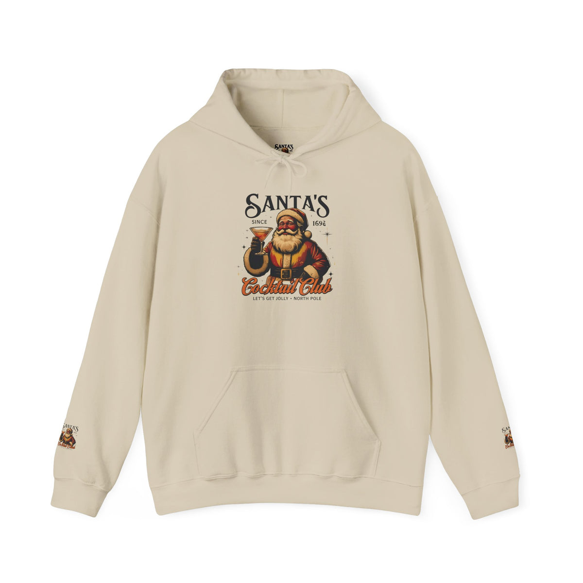 Cozy Holiday Sweatshirt, Perfect Christmas Gift, Santa's Cozy Crew, Winter Comfort Wear, Unisex Hoodie, Festive Apparel