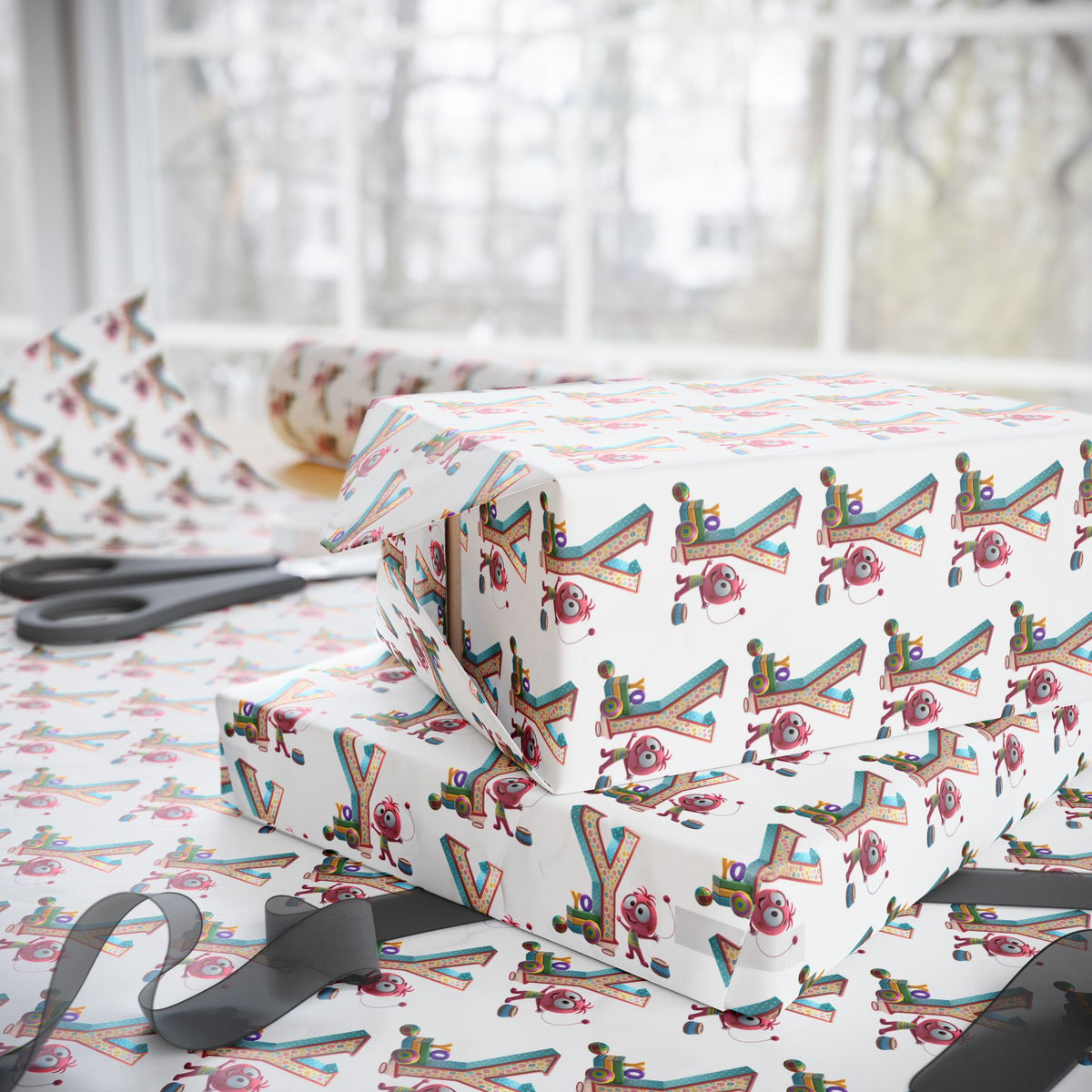 Charming Wrapping Paper for All Occasions, Gift Wrap, Party Supplies, Holiday Wrapping, Eco-Friendly Gift Wrap