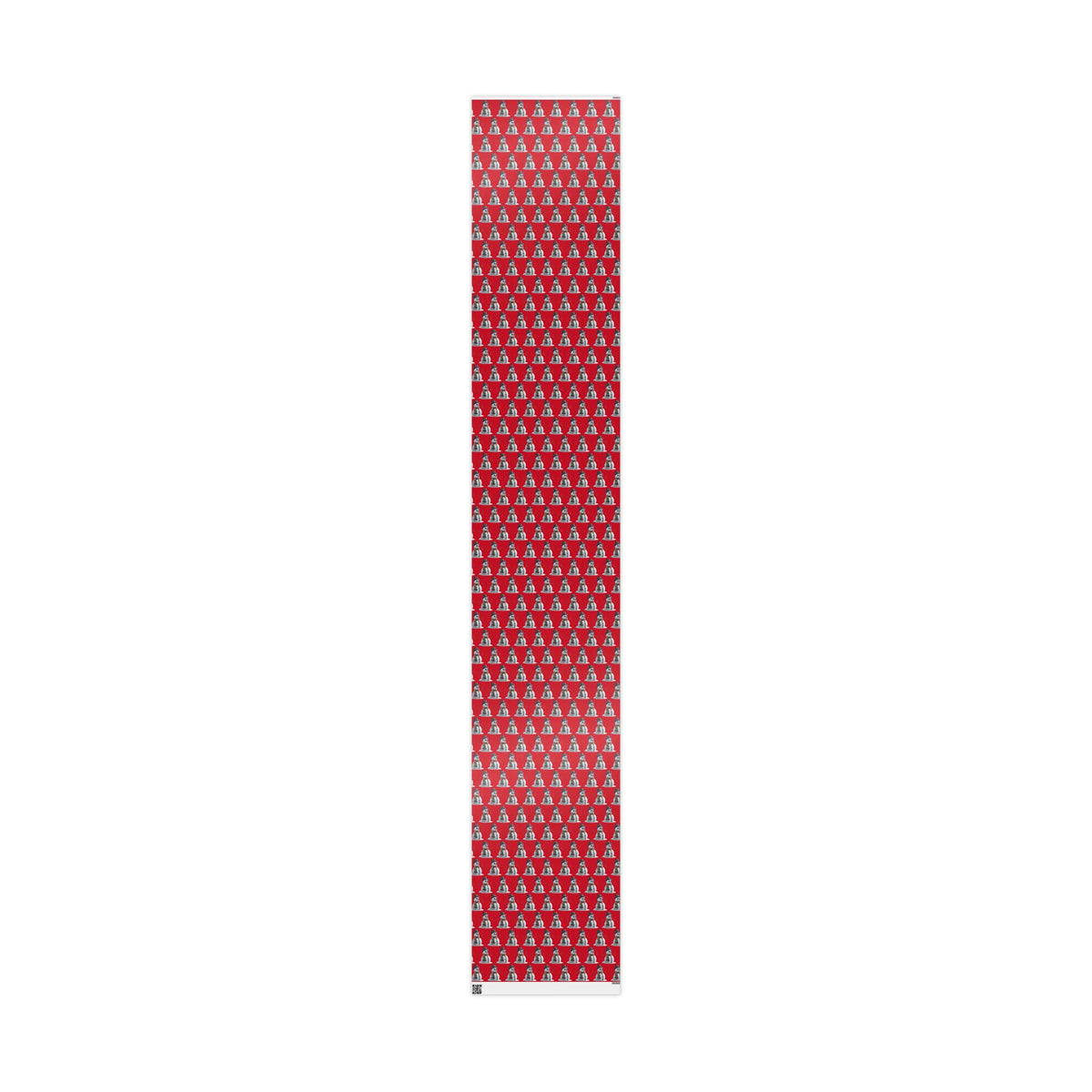 Red Snowman Wrapping Paper Roll – Festive Holiday Gift Wrap with Cute Snowmen Pattern