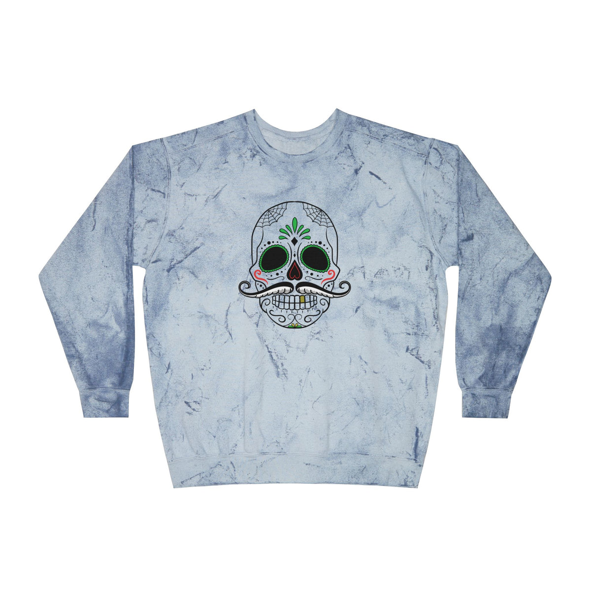 Sugar Skull Crewneck Sweatshirt, Day of the Dead Apparel