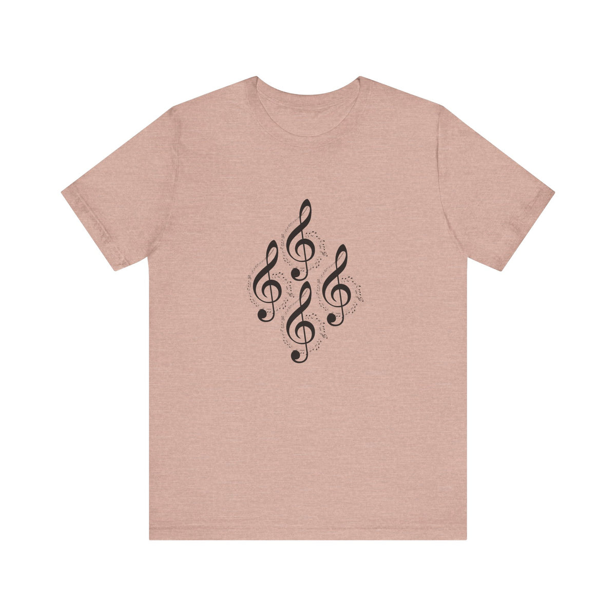 Musical Notes Tee - Perfect for Music Lovers, Casual Wear, Concerts, Festivals, Unique Gift Idea