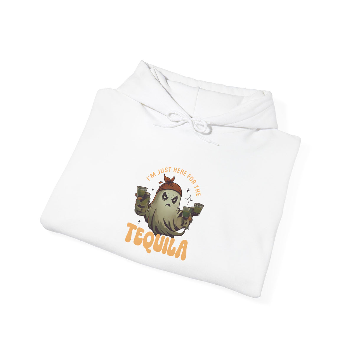 Unisex Heavy Blend™ Hooded Sweatshirt Only here for the Tequila